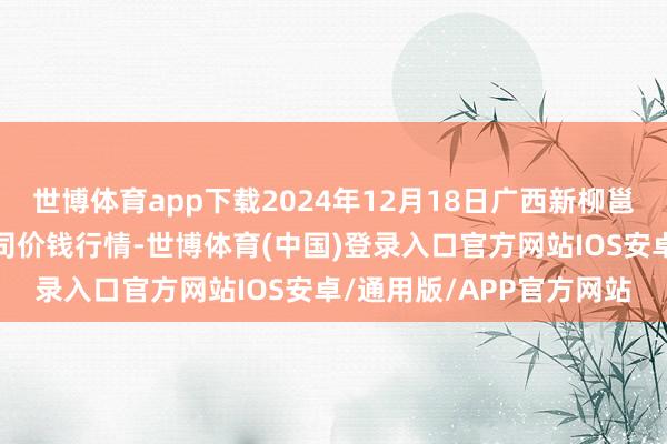 世博体育app下载2024年12月18日广西新柳邕农家具批发商场有限公司价钱行情-世博体育(中国)登录入口官方网站IOS安卓/通用版/APP官方网站