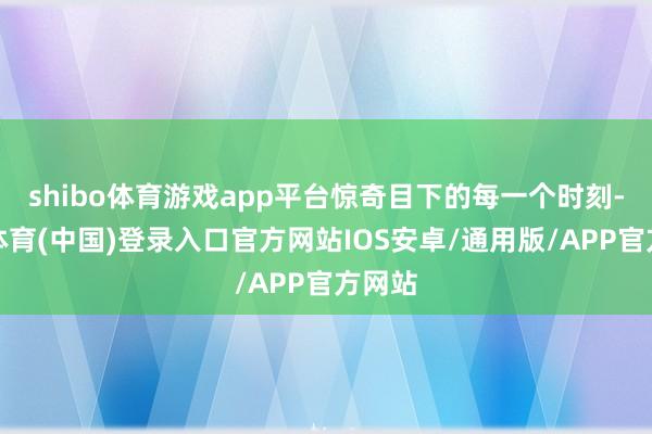 shibo体育游戏app平台惊奇目下的每一个时刻-世博体育(中国)登录入口官方网站IOS安卓/通用版/APP官方网站
