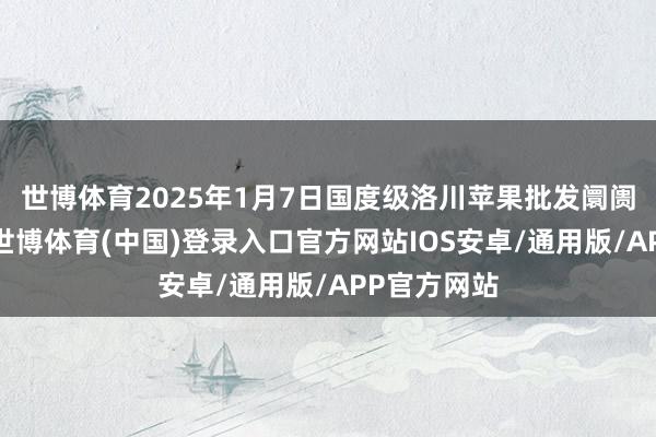 世博体育2025年1月7日国度级洛川苹果批发阛阓价钱行情-世博体育(中国)登录入口官方网站IOS安卓/通用版/APP官方网站