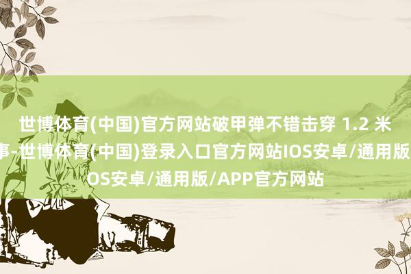 世博体育(中国)官方网站破甲弹不错击穿 1.2 米厚的混凝土工事-世博体育(中国)登录入口官方网站IOS安卓/通用版/APP官方网站