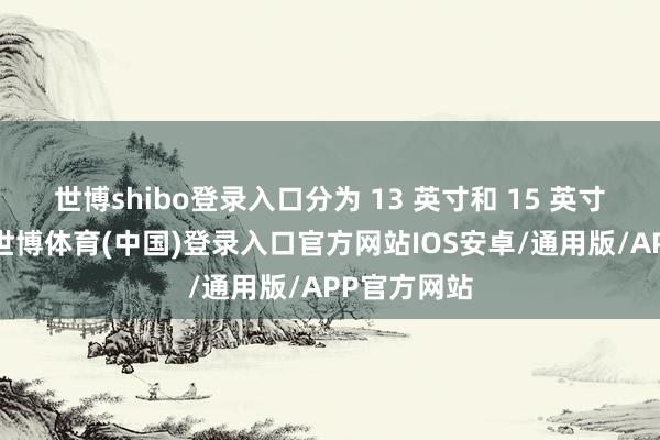 世博shibo登录入口分为 13 英寸和 15 英寸两个版块-世博体育(中国)登录入口官方网站IOS安卓/通用版/APP官方网站
