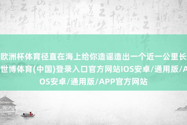 欧洲杯体育径直在海上给你造谣造出一个近一公里长的临时船埠-世博体育(中国)登录入口官方网站IOS安卓/通用版/APP官方网站